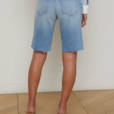 L'AGENCE - Elise Denim Bermuda Short