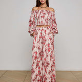 L'AGENCE - Lyra Satin Wide - Leg Pant