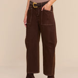 L'AGENCE - Cody Cropped Barrel - Leg Jean
