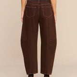 L'AGENCE - Cody Cropped Barrel - Leg Jean