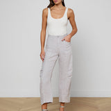 L'AGENCE - Cody Cropped Linen Pant