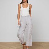 L'AGENCE - Cody Cropped Linen Pant