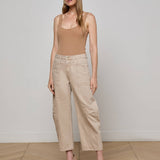 L'AGENCE - Cody Cropped Barrel-Leg Jean