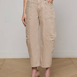 L'AGENCE - Cody Cropped Barrel-Leg Jean
