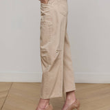 L'AGENCE - Cody Cropped Barrel-Leg Jean