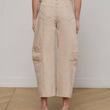 L'AGENCE - Cody Cropped Barrel-Leg Jean