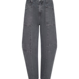 L'AGENCE - Cody Cropped Barrel - Leg Jean