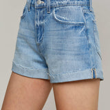 L'AGENCE - Jazzy Cuffed Denim Short