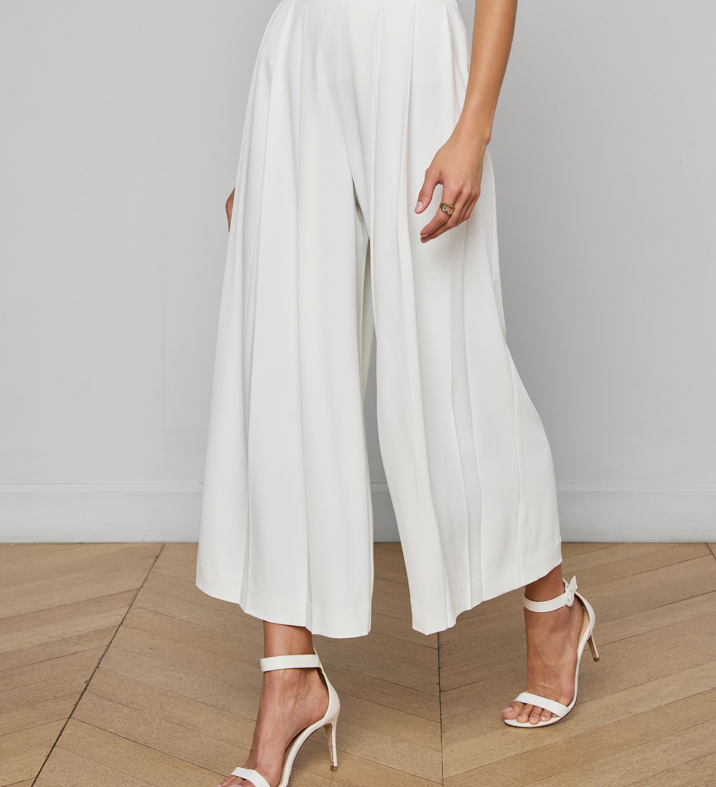 L'AGENCE - Novalynn Cropped Pleated Pant