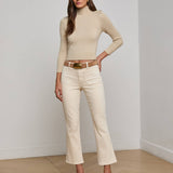 L'AGENCE - Noya Cropped Slim Flare Jean