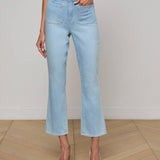 L'AGENCE - Noya Cropped Slim Flare Jean