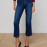 L'AGENCE - Noya Cropped Slim Flare Jean