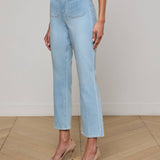 L'AGENCE - Noya Cropped Slim Flare Jean