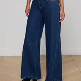L'AGENCE - Savina Low - Rise Wide - Leg Jean