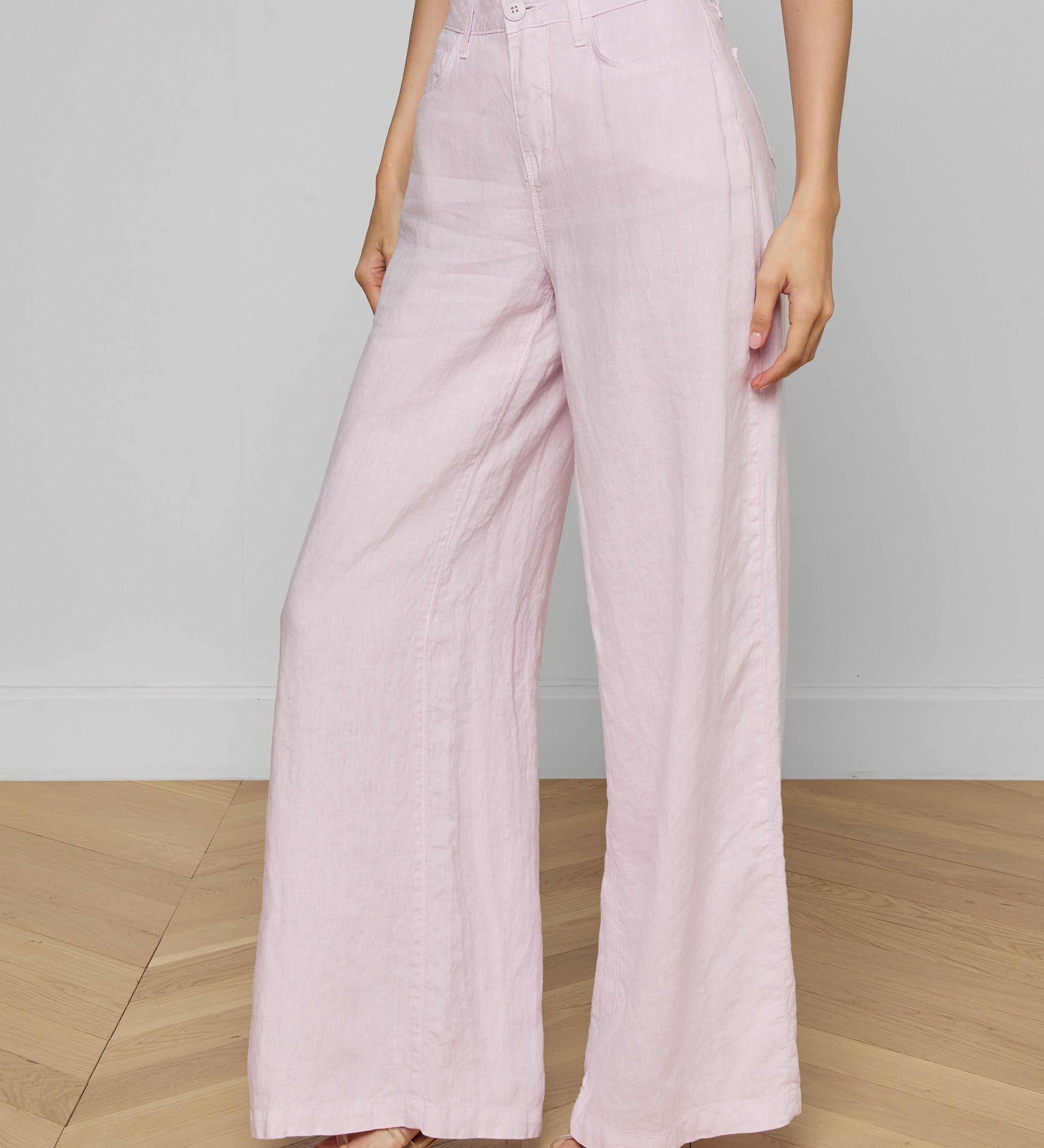 L'AGENCE - Amara Linen Wide - Leg Pant