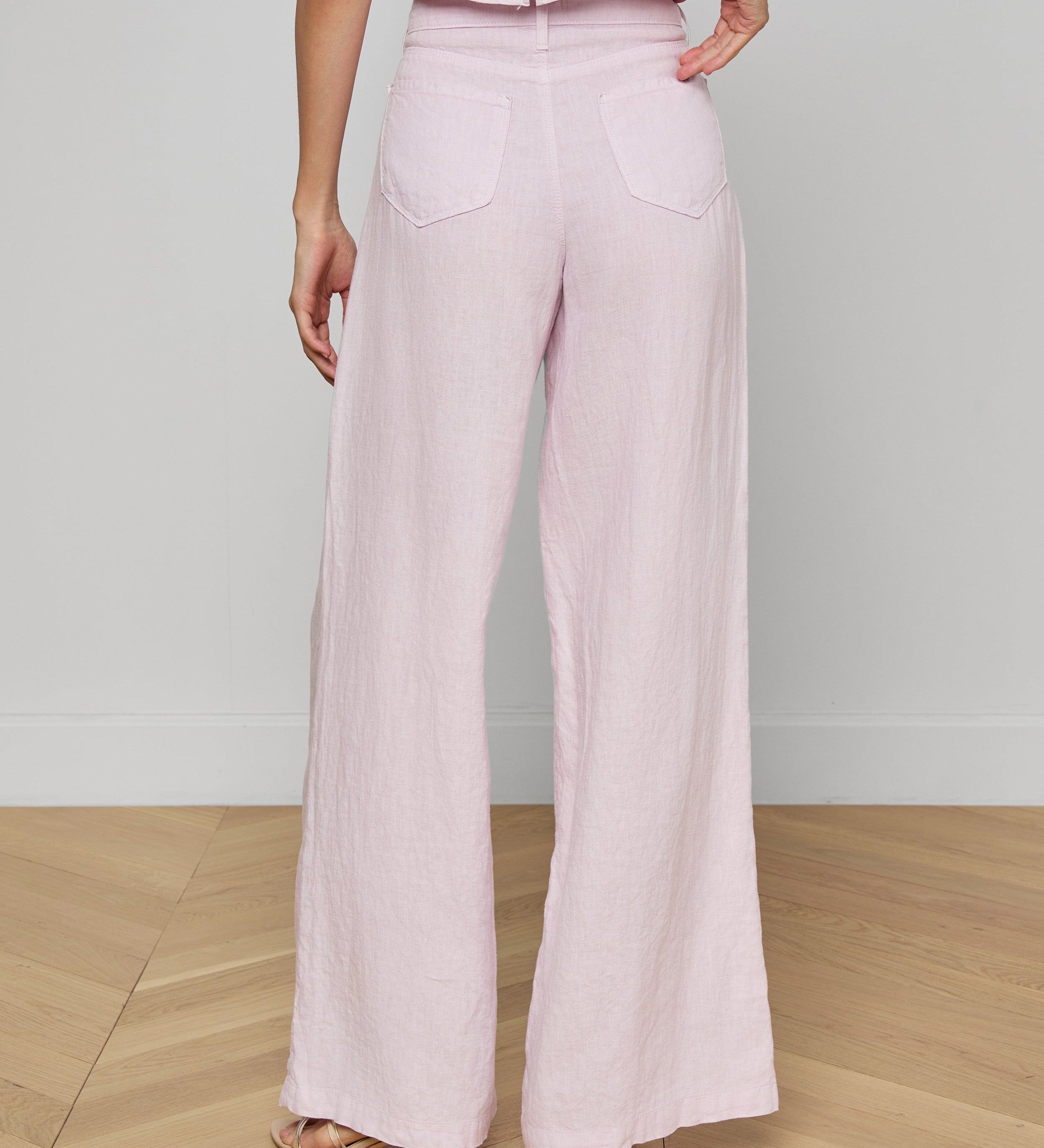 L'AGENCE - Amara Linen Wide - Leg Pant