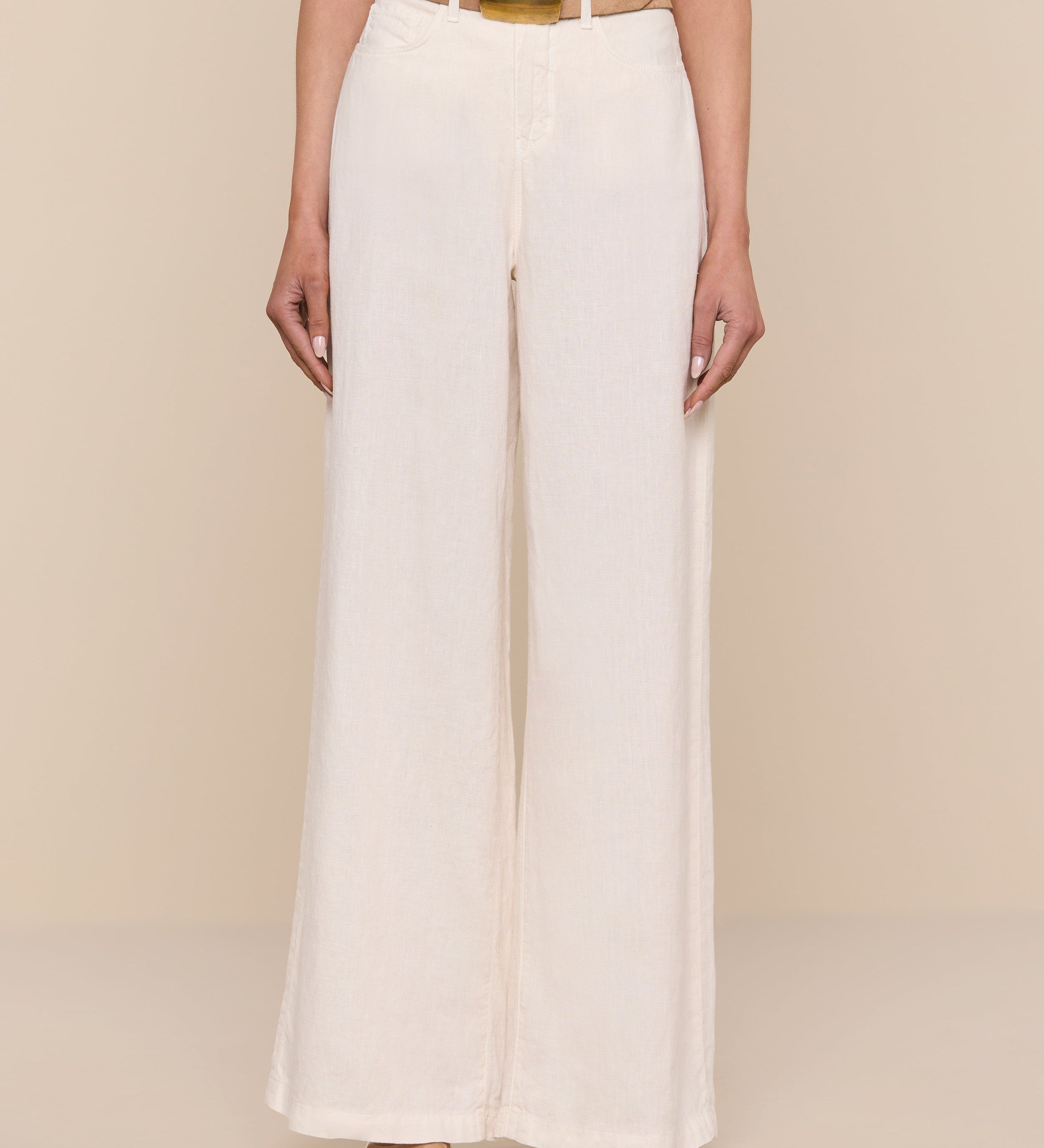 L'AGENCE - Amara Linen Wide - Leg Pant