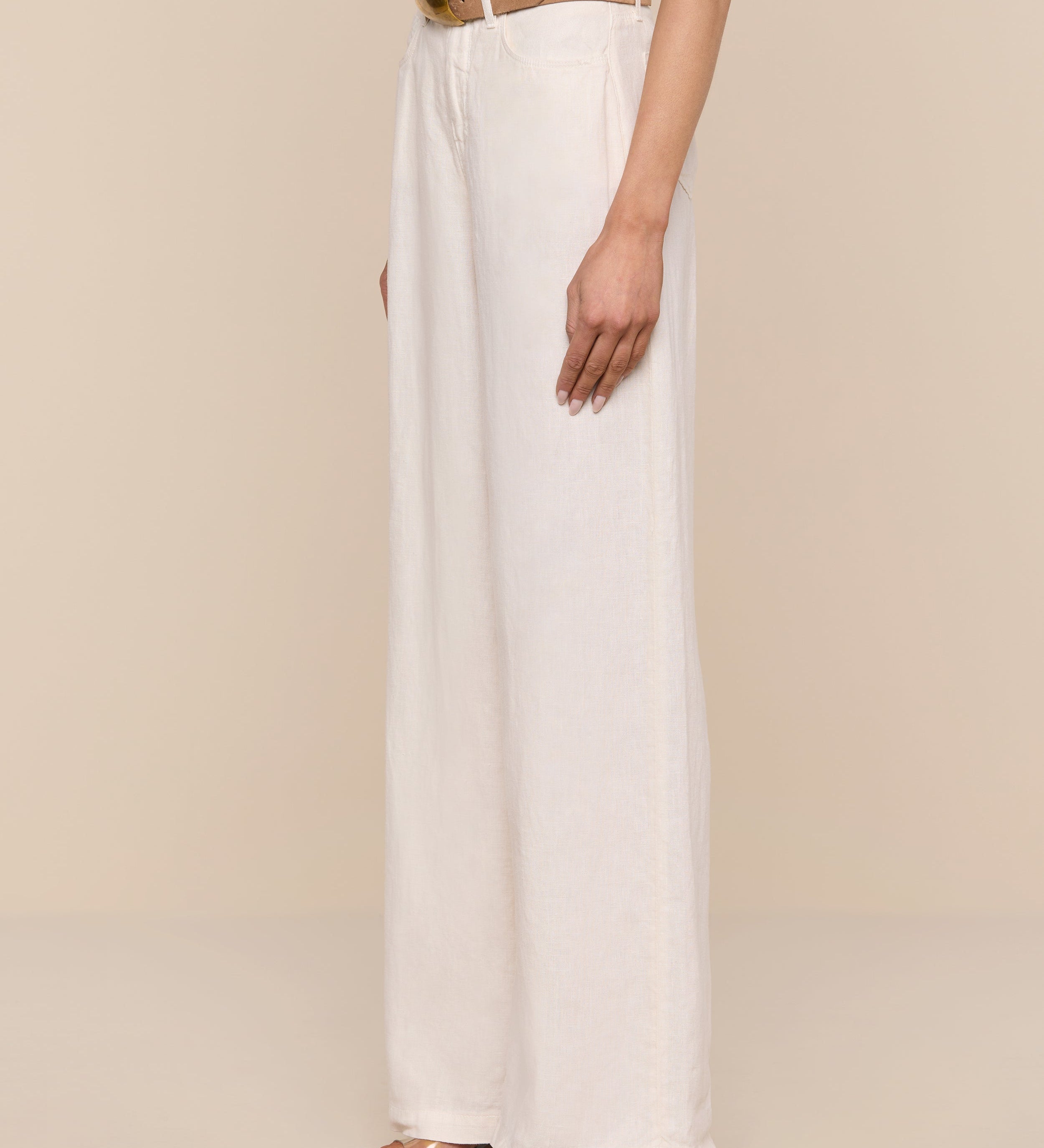 L'AGENCE - Amara Linen Wide - Leg Pant