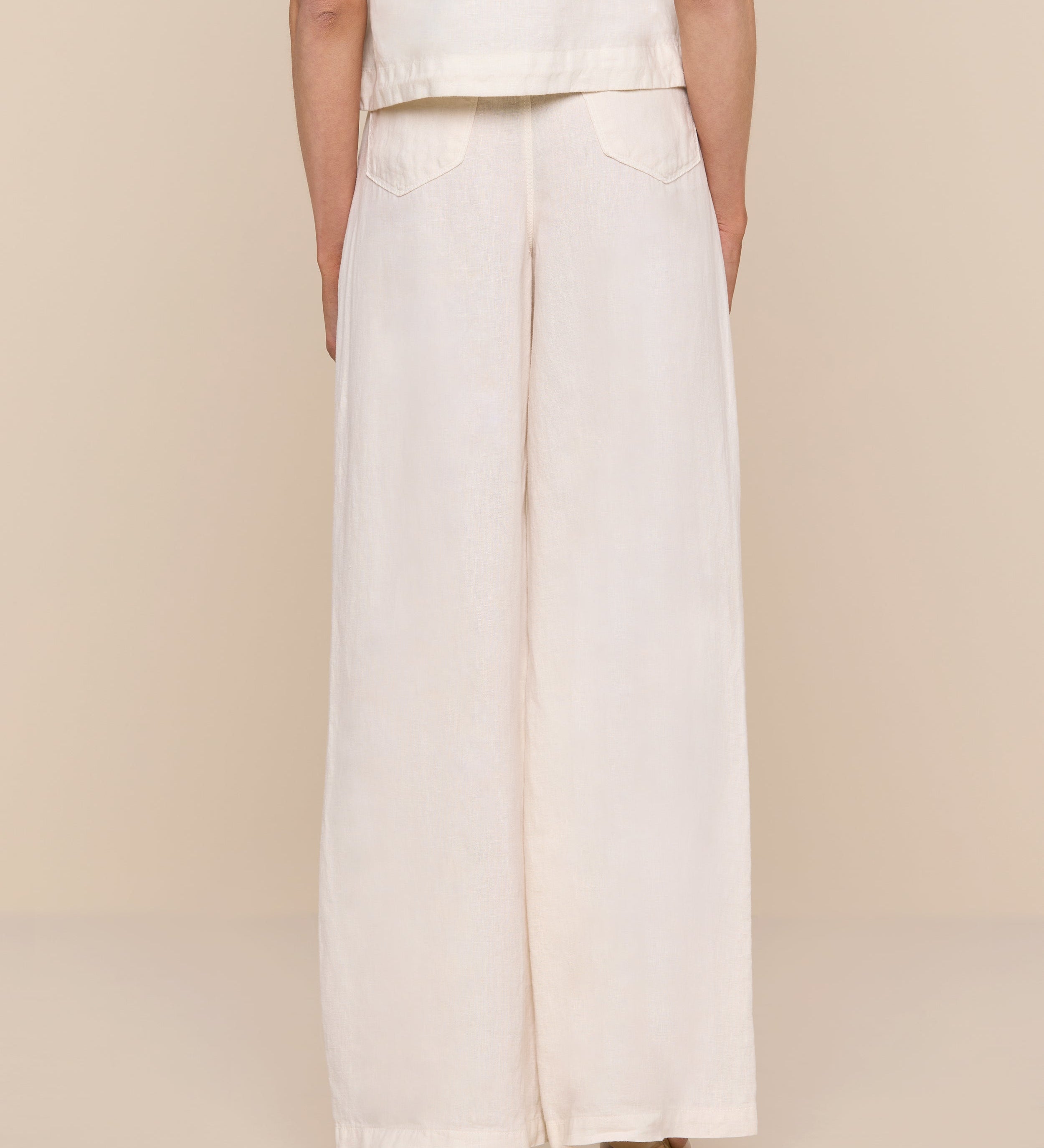 L'AGENCE - Amara Linen Wide - Leg Pant