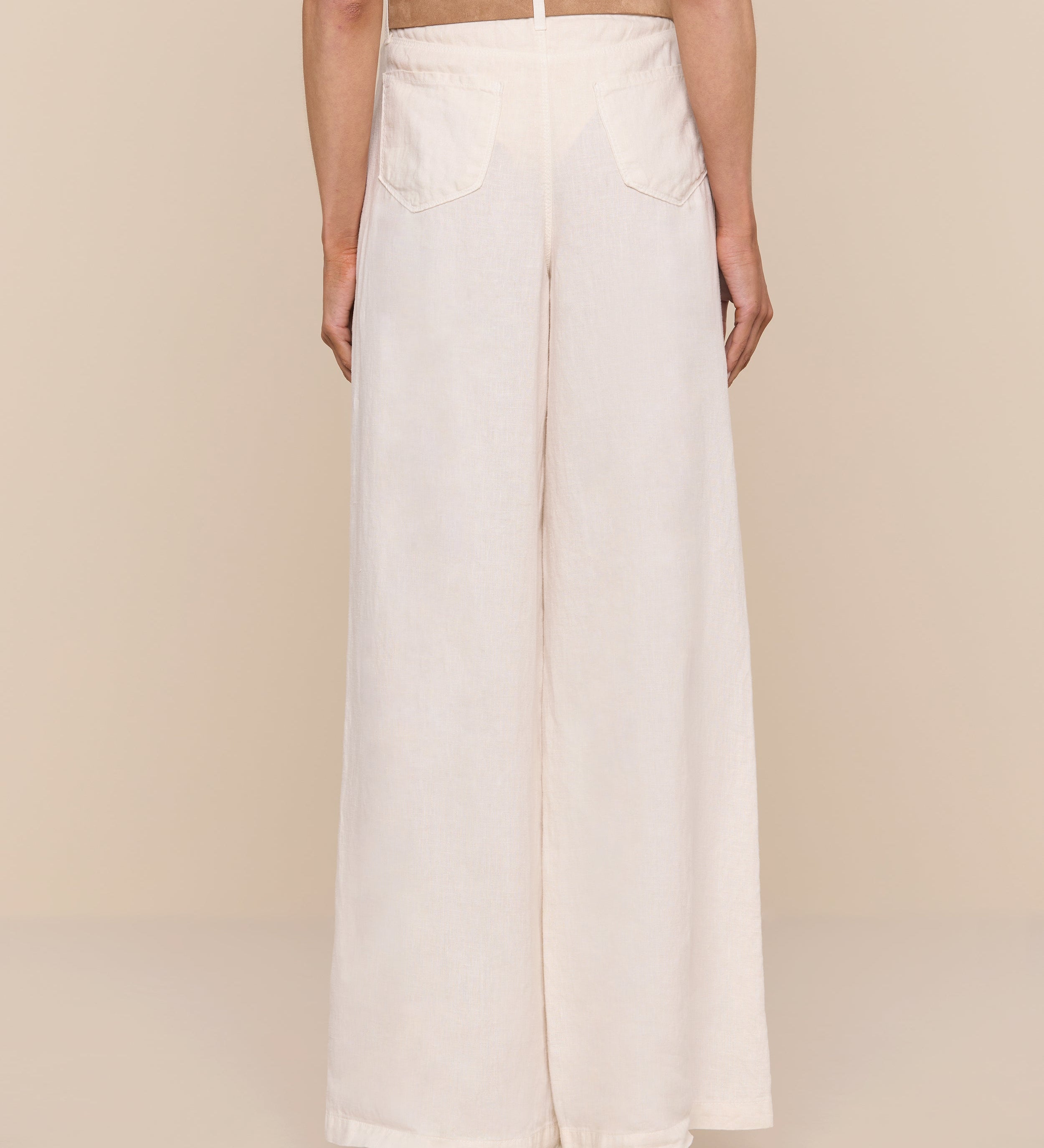 L'AGENCE - Amara Linen Wide - Leg Pant