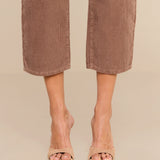 L'AGENCE - Mallis Corduroy Bow - Leg Pant