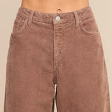 L'AGENCE - Mallis Corduroy Bow - Leg Pant