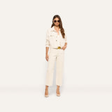 L'AGENCE - Mallis Corduroy Bow - Leg Pant