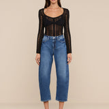 L'AGENCE - Mallis Bow - Leg Jean