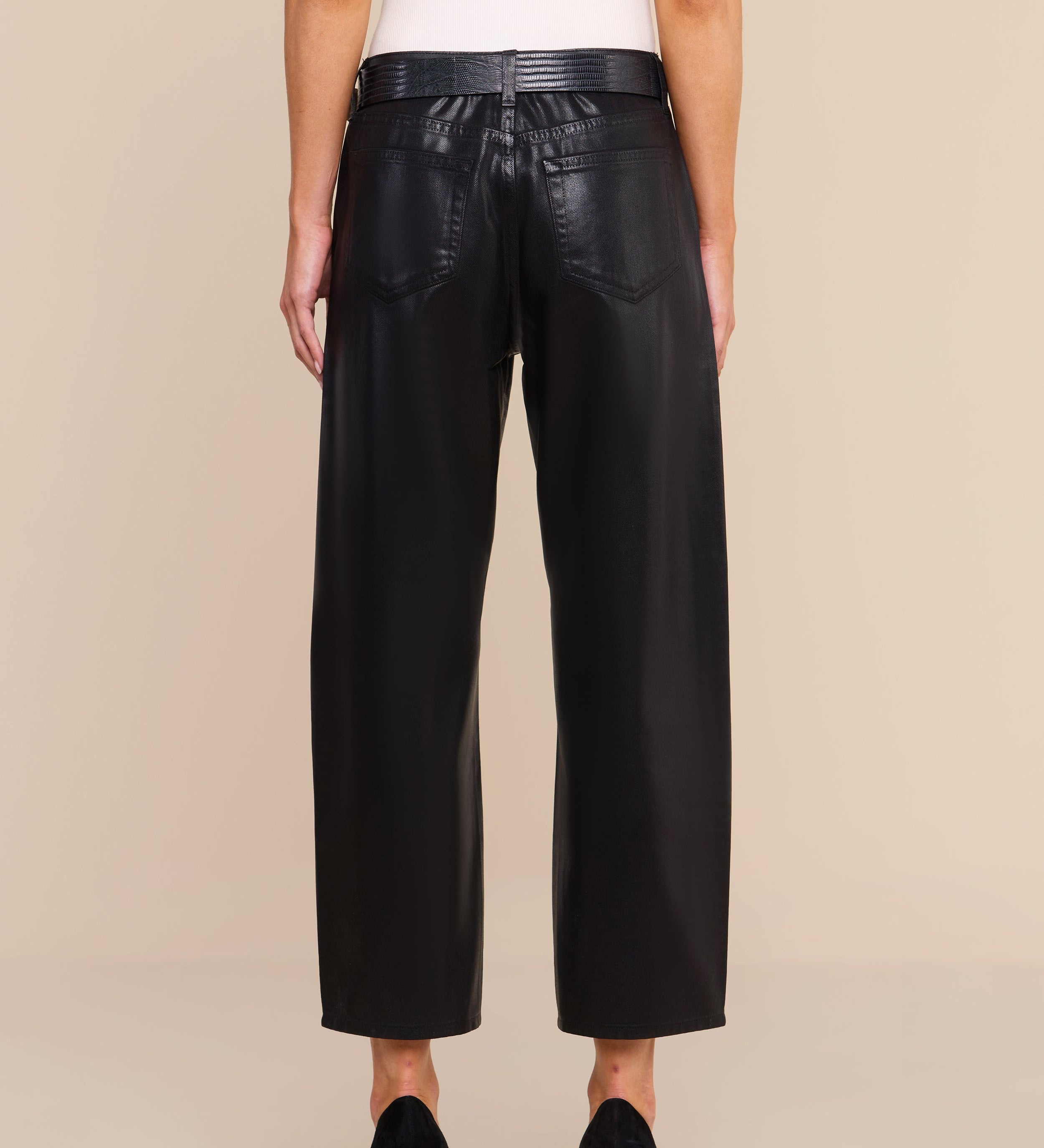 L'AGENCE - Mallis Coated Bow - Leg Jean