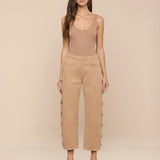 L'AGENCE - Mallis Studded Bow - Leg Jean