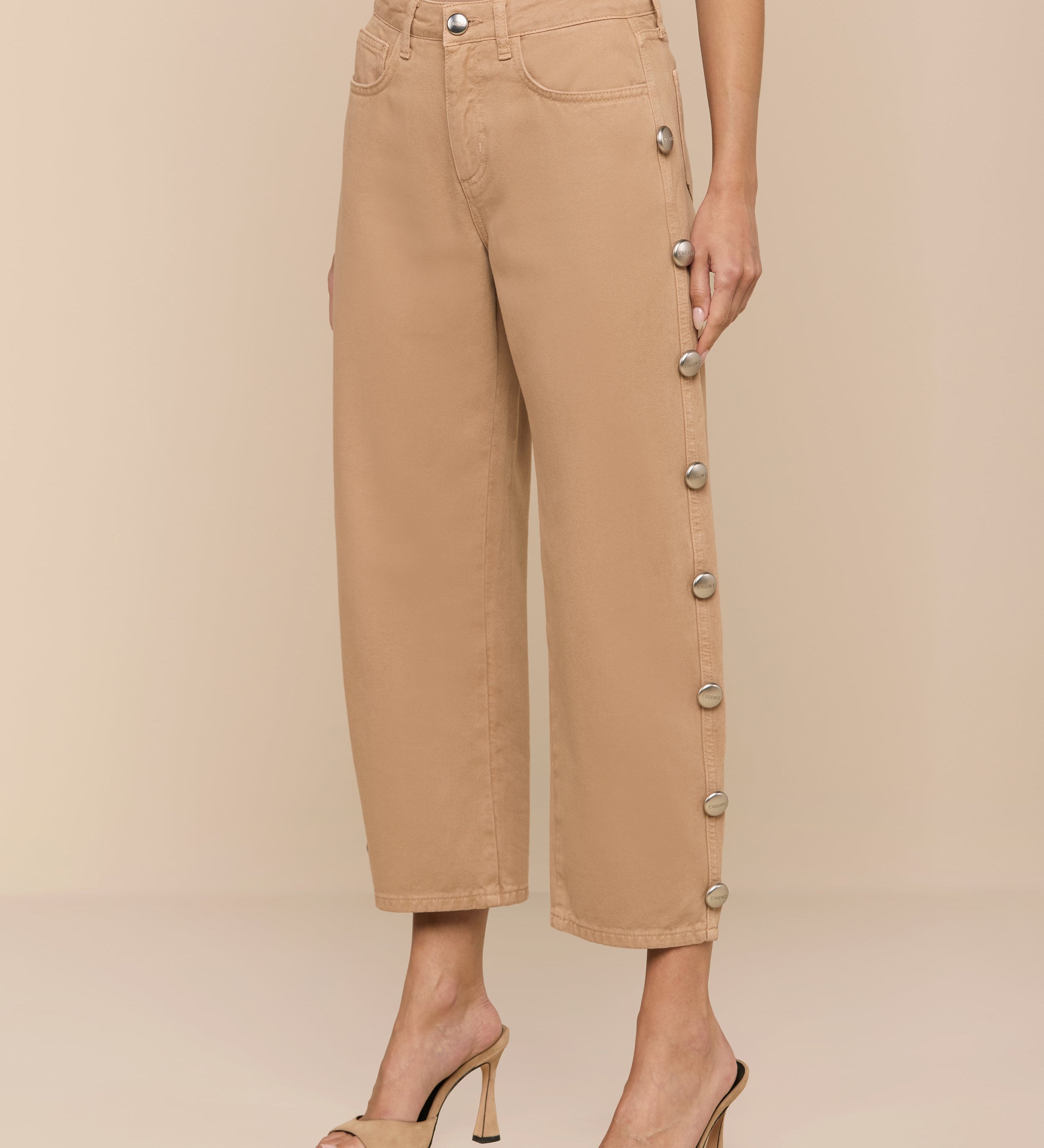L'AGENCE - Mallis Studded Bow - Leg Jean