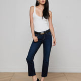 L'AGENCE - Aiden Low-Rise Slim-Leg Jean