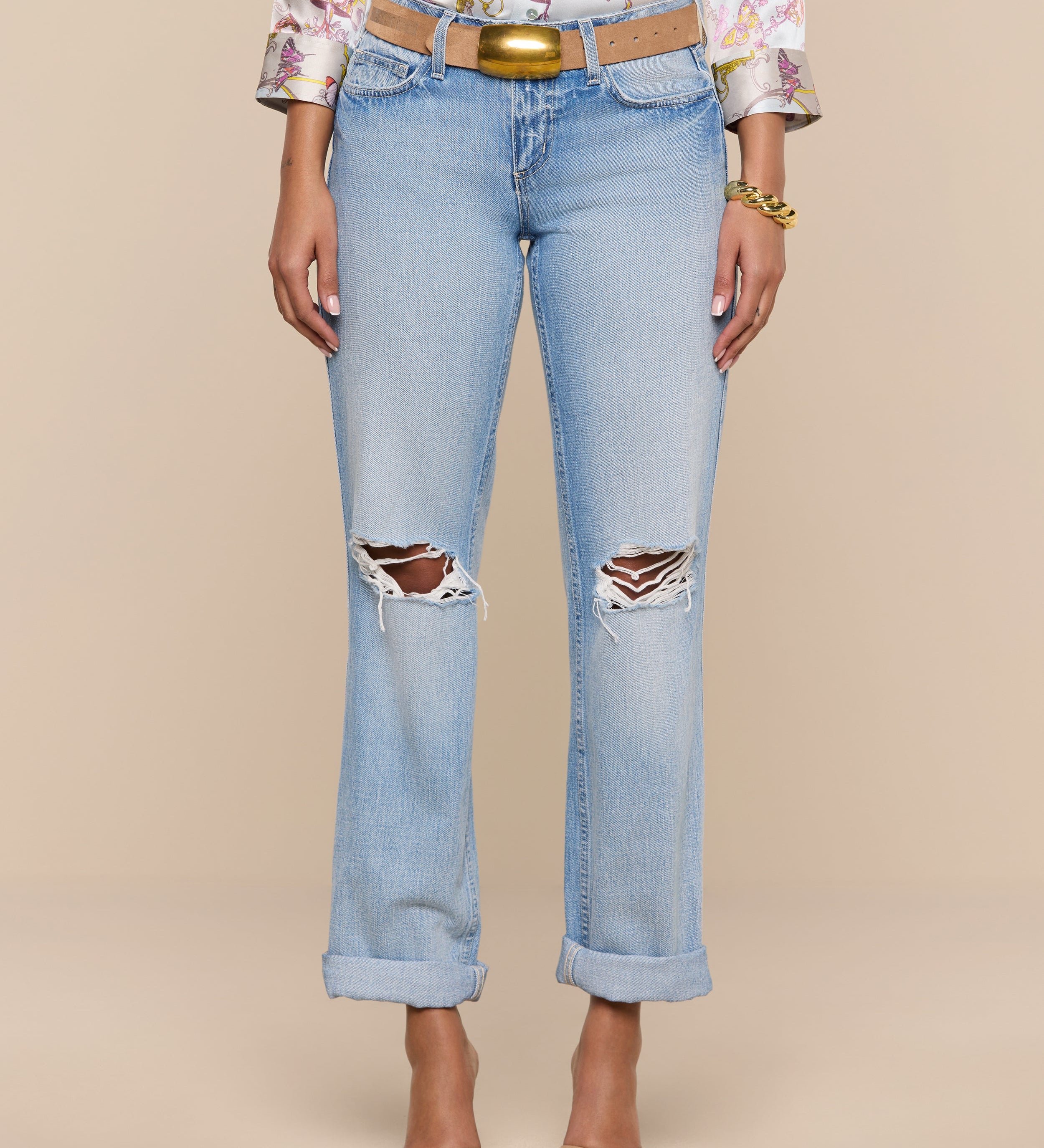 L'AGENCE - Ashby Low - Rise Slouch Jean