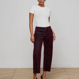 L'AGENCE - Dolores Flocked Bow - Leg Jean