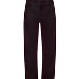 L'AGENCE - Dolores Flocked Bow - Leg Jean