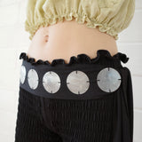 Conner Ives - The Shirred Capri with Mother of Pearl Belt