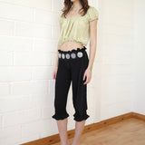 Conner Ives - The Shirred Capri with Mother of Pearl Belt