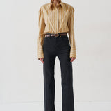 Jamie Haller - The Crease Jean in Washed Black