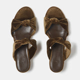 Le Monde Beryl - Knot Sandal Kitten / Cork Velvet