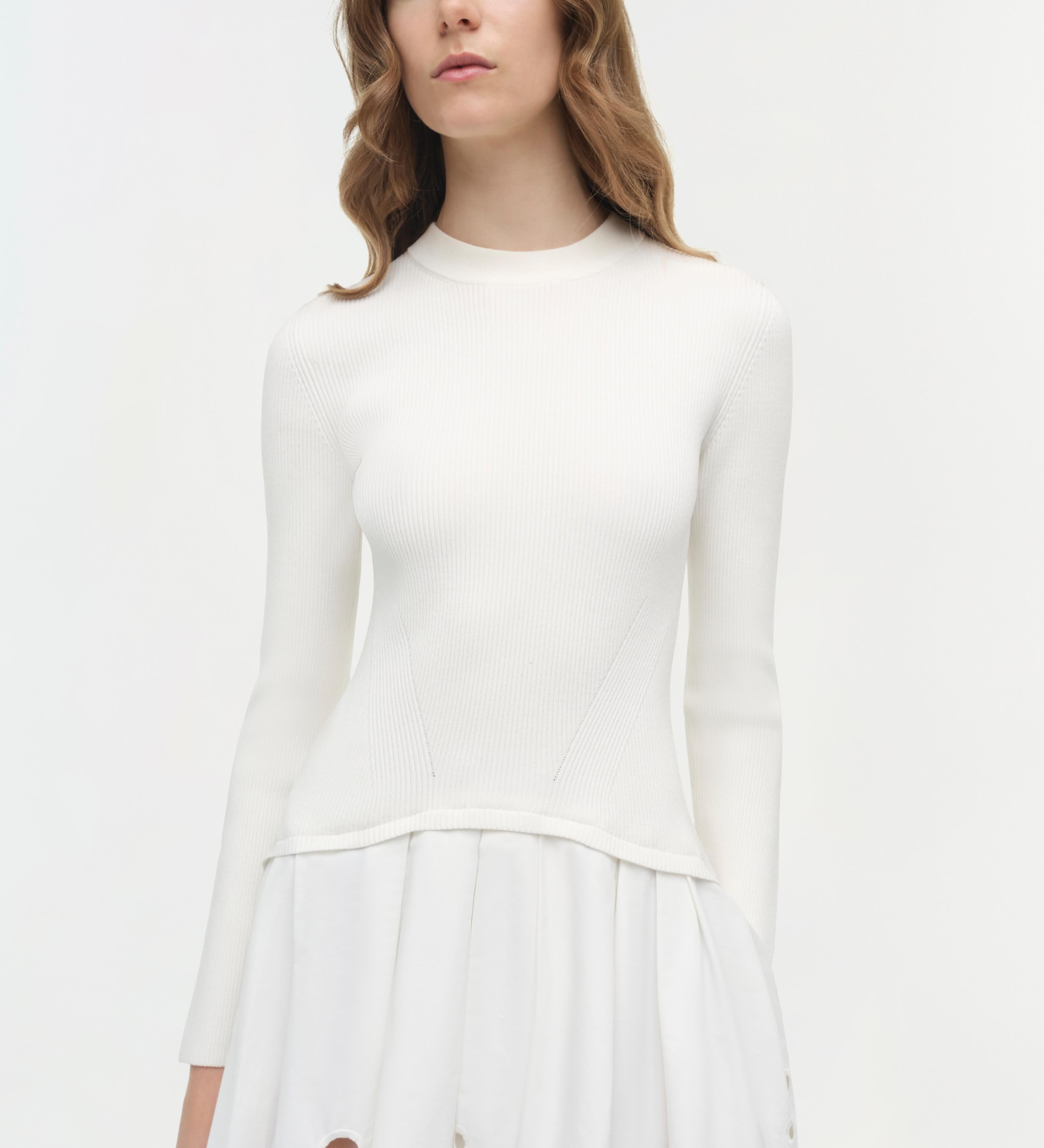 Simkhai - Daila Embroidered Knit Midi Dress