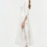 Simkhai - Daila Embroidered Knit Midi Dress