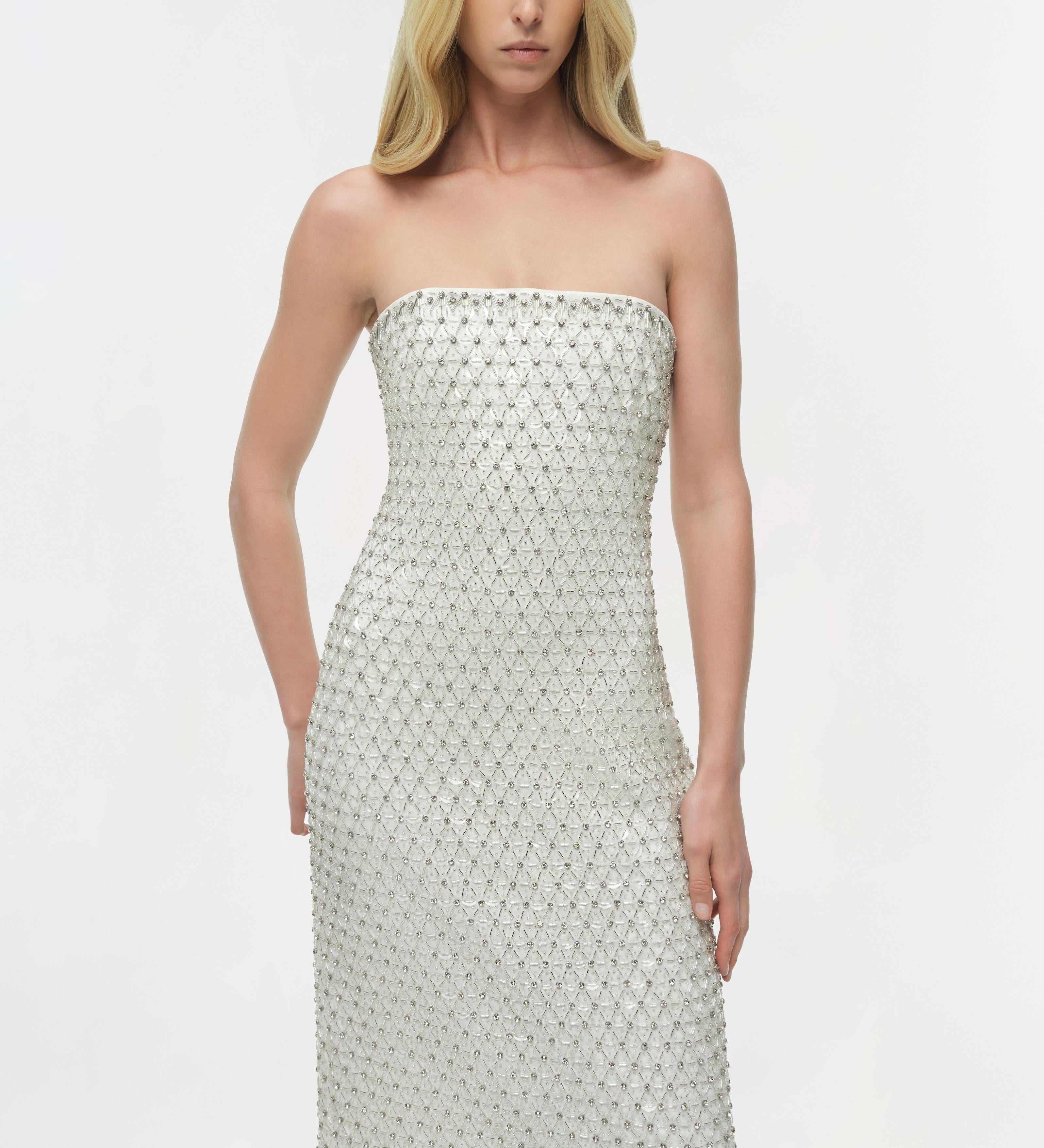 Simkhai - Vanessa Embellished Bustier Midi Dress