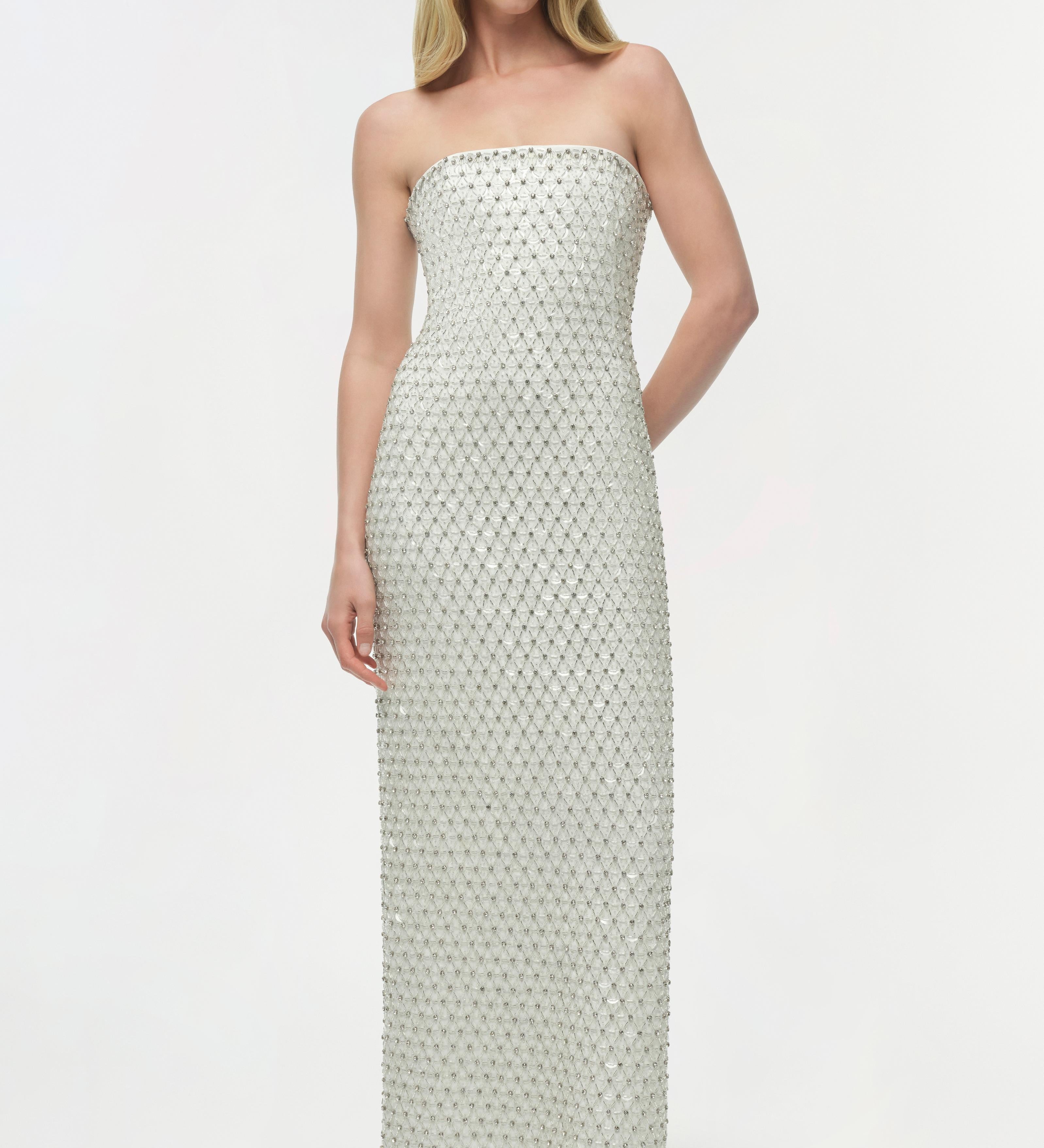 Simkhai - Vanessa Embellished Bustier Midi Dress