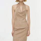 Simkhai - Griffin Suede Halter Top