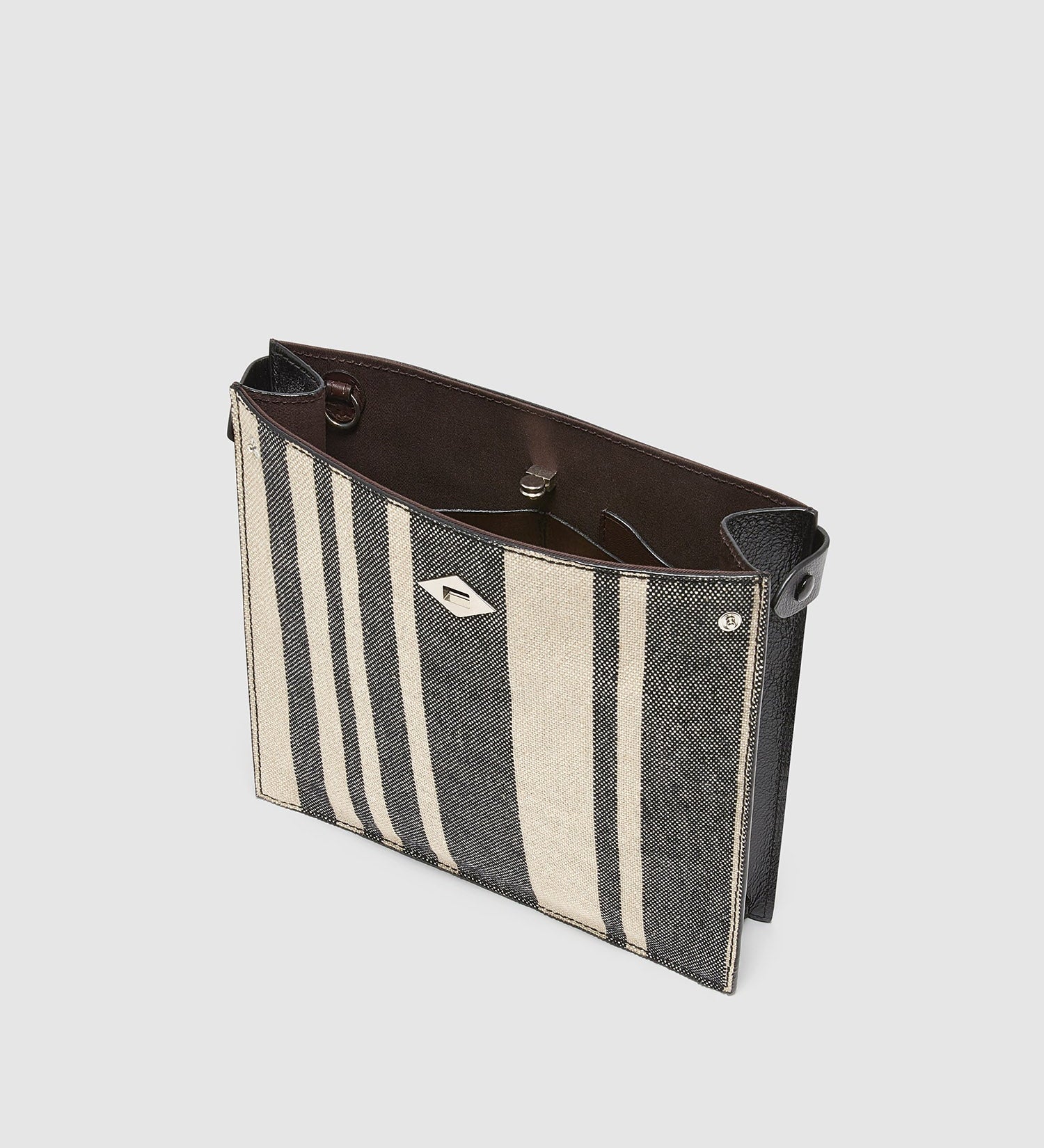 Metier - Stowaway Crossbody Mod Stripe With Elvis Black