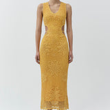 Simkhai - Lyla Crochet Midi Dress