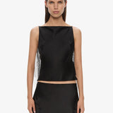 Christopher Esber - Lattice Lace Silk Top