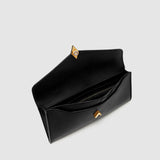 Métier - Edge Clutch Supple Calfskin Black