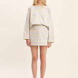 Posse - SEDGEWICK SKIRT - SKY STRIPE
