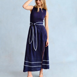 Cartolina - SU26 Isadora Dress - Midnight Blue